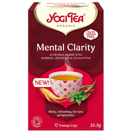 Yogi Tea Mental Clarity - Friss elme, 17 filter x 1,9g (32,3g)
