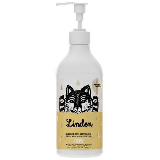 Yope Hársvirág természetes kéz- és testápoló 300ml