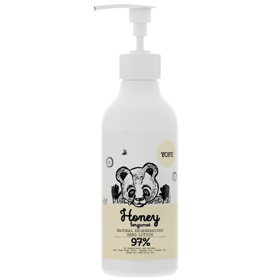 Yope Méz és bergamott regeneráló kézápoló lotion 300ml