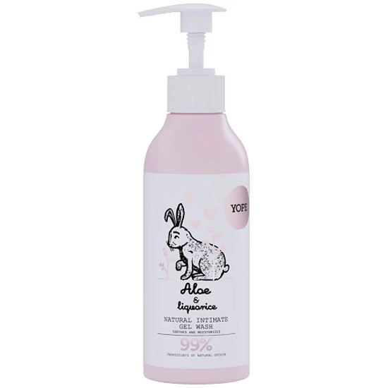 Yope Intim lemosó gél - aloe vera és édesgyökér 300ml