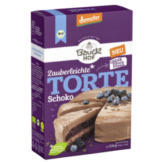 Bauckhof Csokitorta süteménykeverék - bio, demeter 510g
