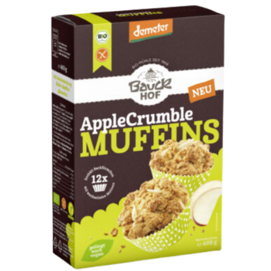 Bauckhof Almás-crumble muffinkeverék - bio, gluténmentes, demeter 400g