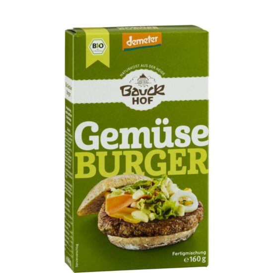 Bauckhof Zöldség-burger keverék - bio demeter, vegán 160g