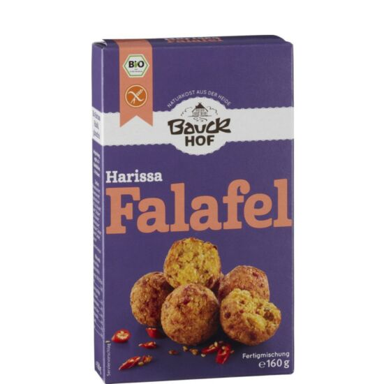 Bauckhof Harissa Falafel - bio, gluténmentes, vegán 160g