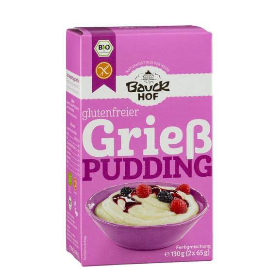 Bauckhof Grízpuding - bio, gluténmentes, vegán 130g