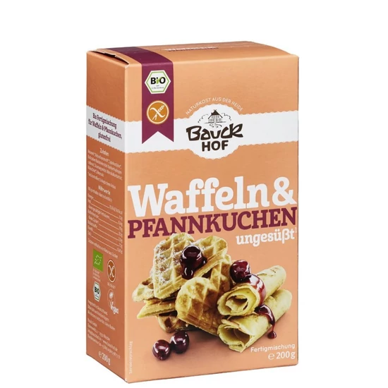 Bauckhof Gofri és palacsinta keverék - bio, gluténmentes, vegán 200g