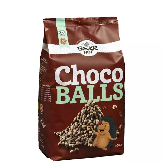 Bauckhof Choco Balls reggeli golyók - bio, gluténmentes, vegán 300g