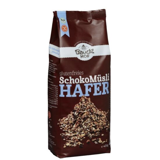 Bauckhof Csokoládés zabmüzli - bio, gluténmentes, vegán 425g