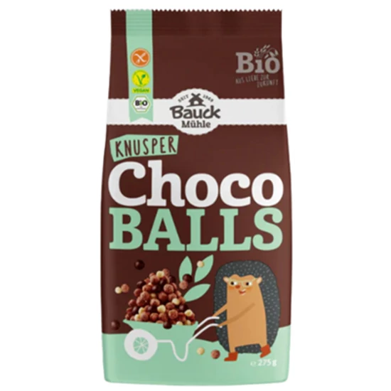Bauckhof Choco Balls reggeli golyók - bio, gluténmentes, vegán 300g