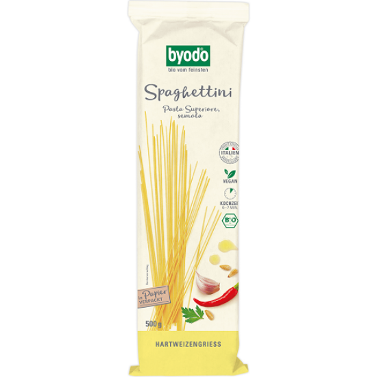 Byodo Spaghettini, semola tészta 500g