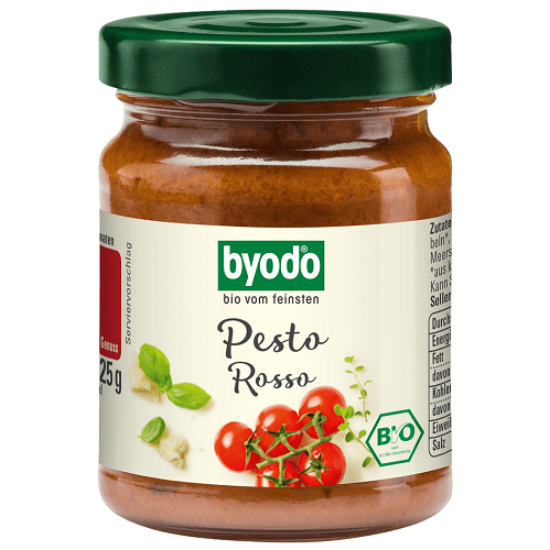 Byodo Pesto Rosso - bio, gluténmentes 125g