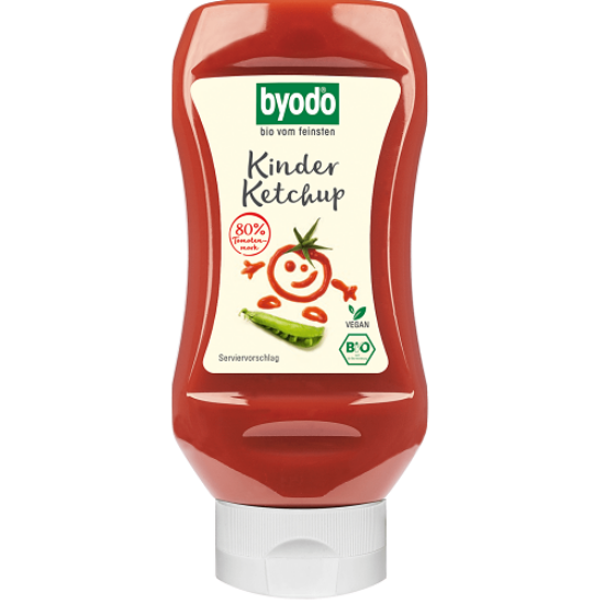 Byodo Gyerek ketchup 80% paradicsom - bio, gluténmentes, vegán 300ml