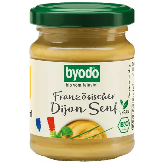Byodo Francia dijoni mustár - bio, gluténmentes, vegán 125ml