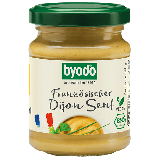 Byodo Francia dijoni mustár - bio, gluténmentes, vegán 125ml