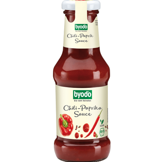 Byodo Chili-paprika szósz - bio, gluténmentes, vegán 250ml