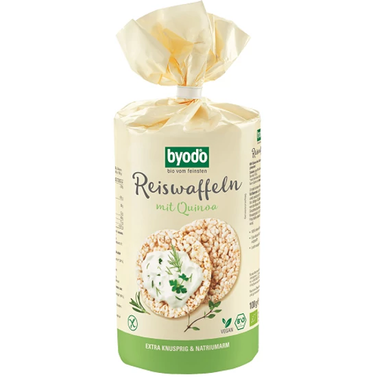 Byodo Rizsszelet quinoa só nélkül - bio, gluténmentes, vegán 100g