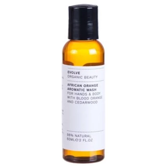 Evolve Organic Beauty Afrikai narancs folyékony szappan és tusfürdő 50ml