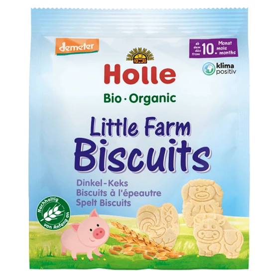 Holle Kis farm tönkölybúza babakeksz - bio 100g