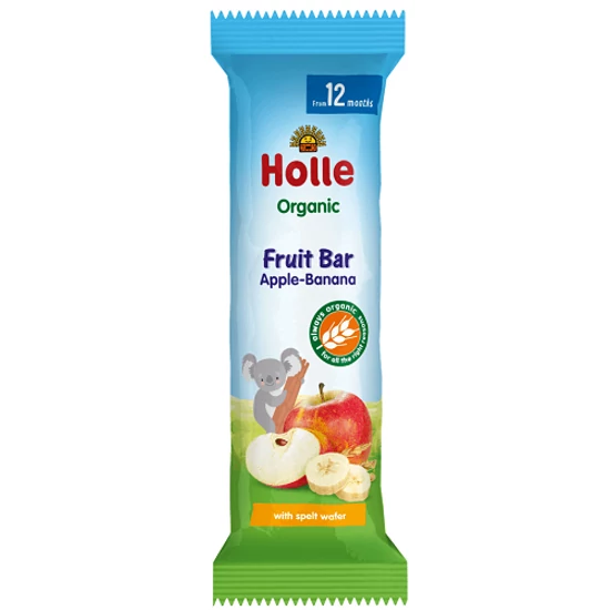 Holle Gyümölcsszelet alma-banán - bio 25g