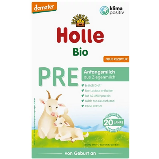 Holle Kecsketej alapú PRE csecsemőtápszer - bio 400g