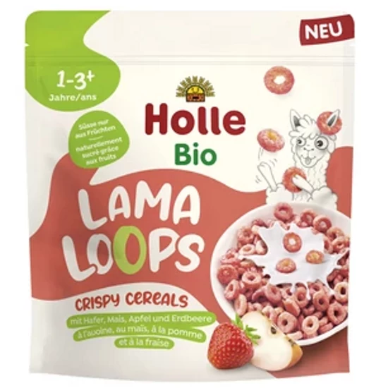 Holle Lama Loops ropogós gabonapehely 1 éves kortól - bio demeter 125g