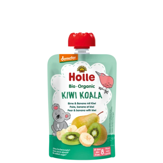 Holle Kiwi Koala - Tasak körte és banán kivivel - bio demeter, gluténmentes 100g