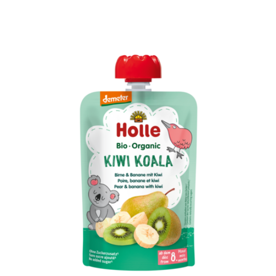 Holle Kiwi Koala - Tasak körte és banán kivivel - bio demeter, gluténmentes 100g