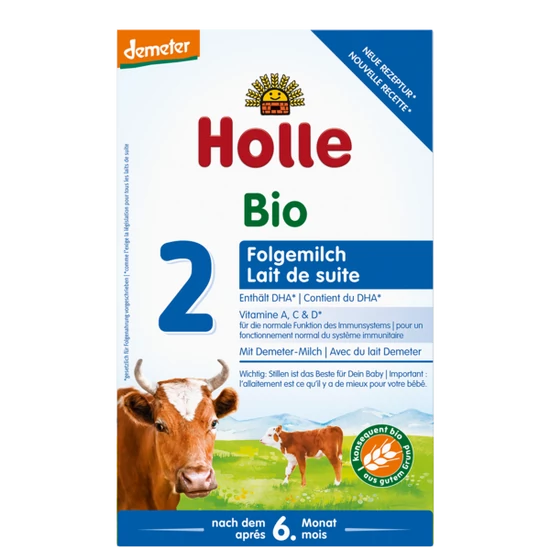 Holle Tehéntej alapú 2-es csecsemőtápszer 600g