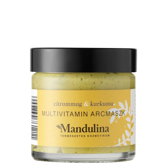 Mandulina Agyagos multivitamin arcmaszk - Citrommag &amp; Kurkuma 60ml