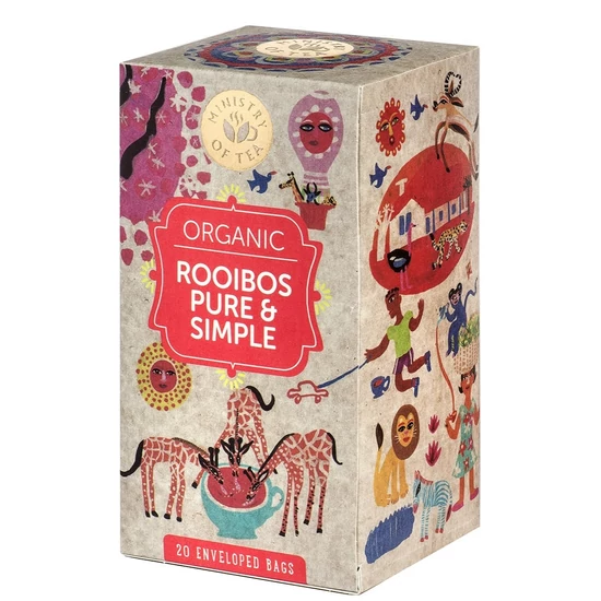 Ministry of Tea Bio Rooibos Pure &amp; Simple tea, 20 filter x 1,7g (35g)
