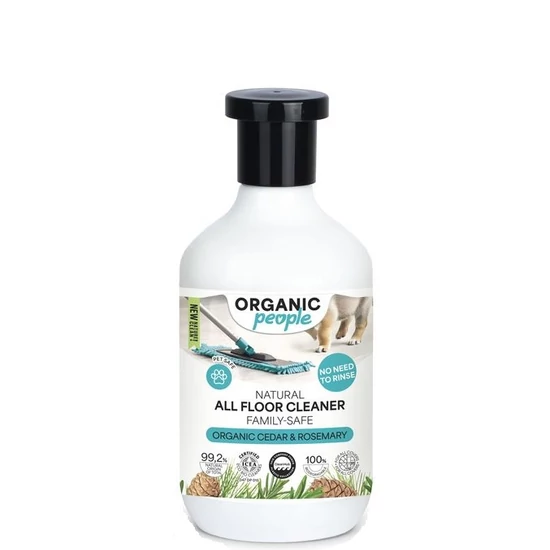 Organic People Öko Padlótisztító gél minden felületre bio cédrussal és rozmaringgal 500ml