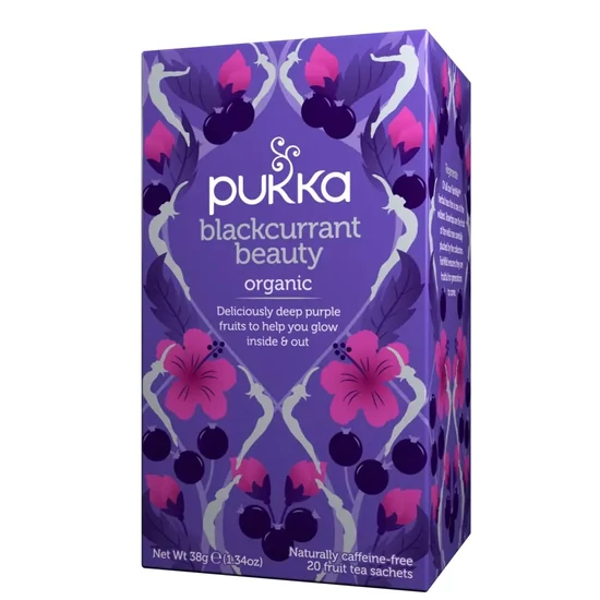 Pukka Blackcurrant Beauty Feketeribizli tea 20 filter x 1,9g (38g)