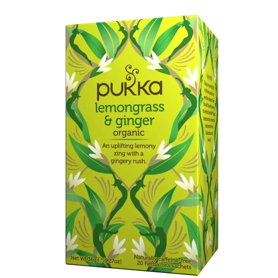 Pukka Citromfű &amp; gyömbér tea 20 filter x 1,8g (36g)