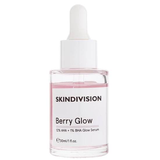 SkinDivision Berry Glow 12% AHA + 1% BHA Hámlasztó szérum 30ml